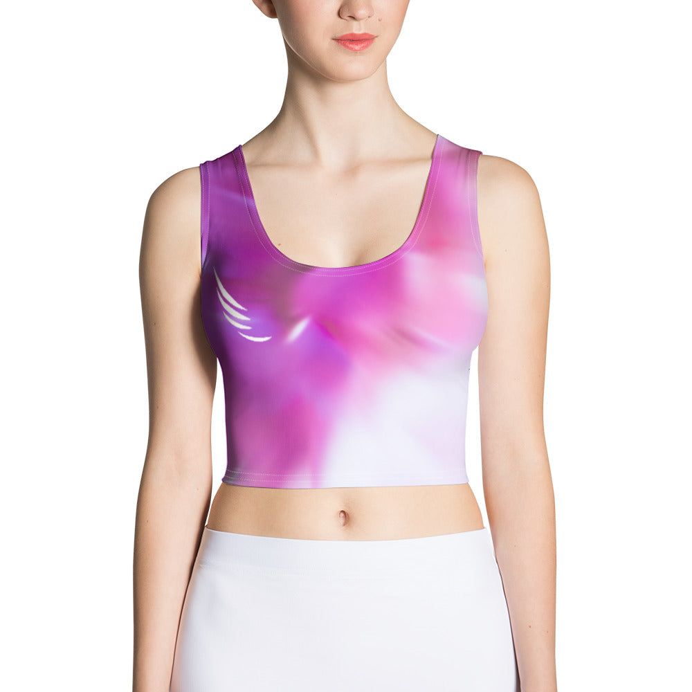 "Birth of a Rose Rainbow" Crop Top