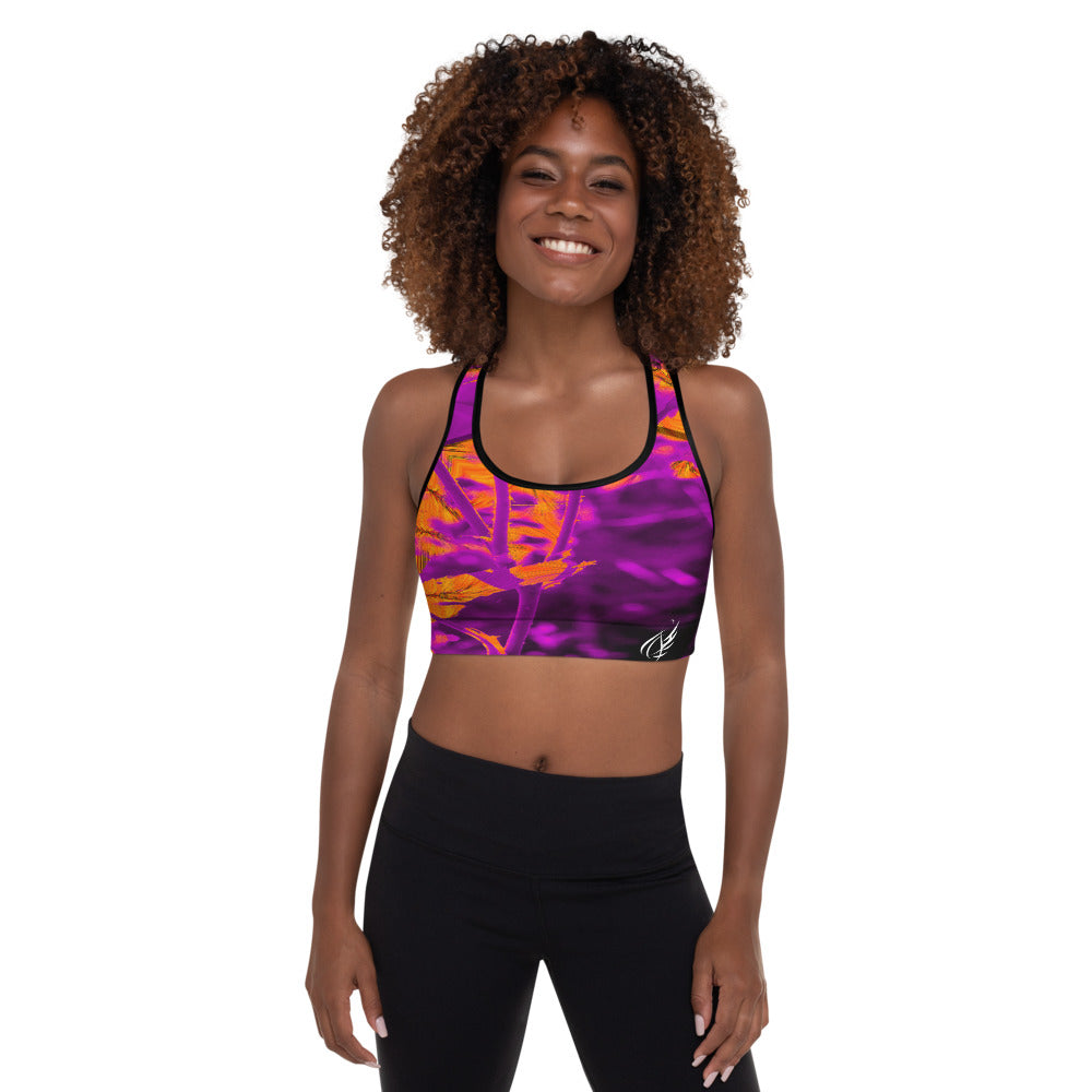 "ORANGE" Padded Sports Bra