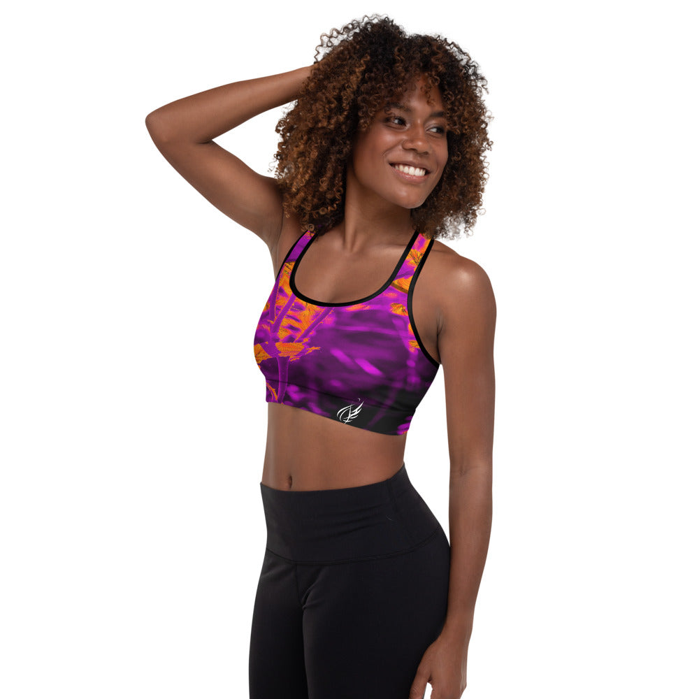"ORANGE" Padded Sports Bra