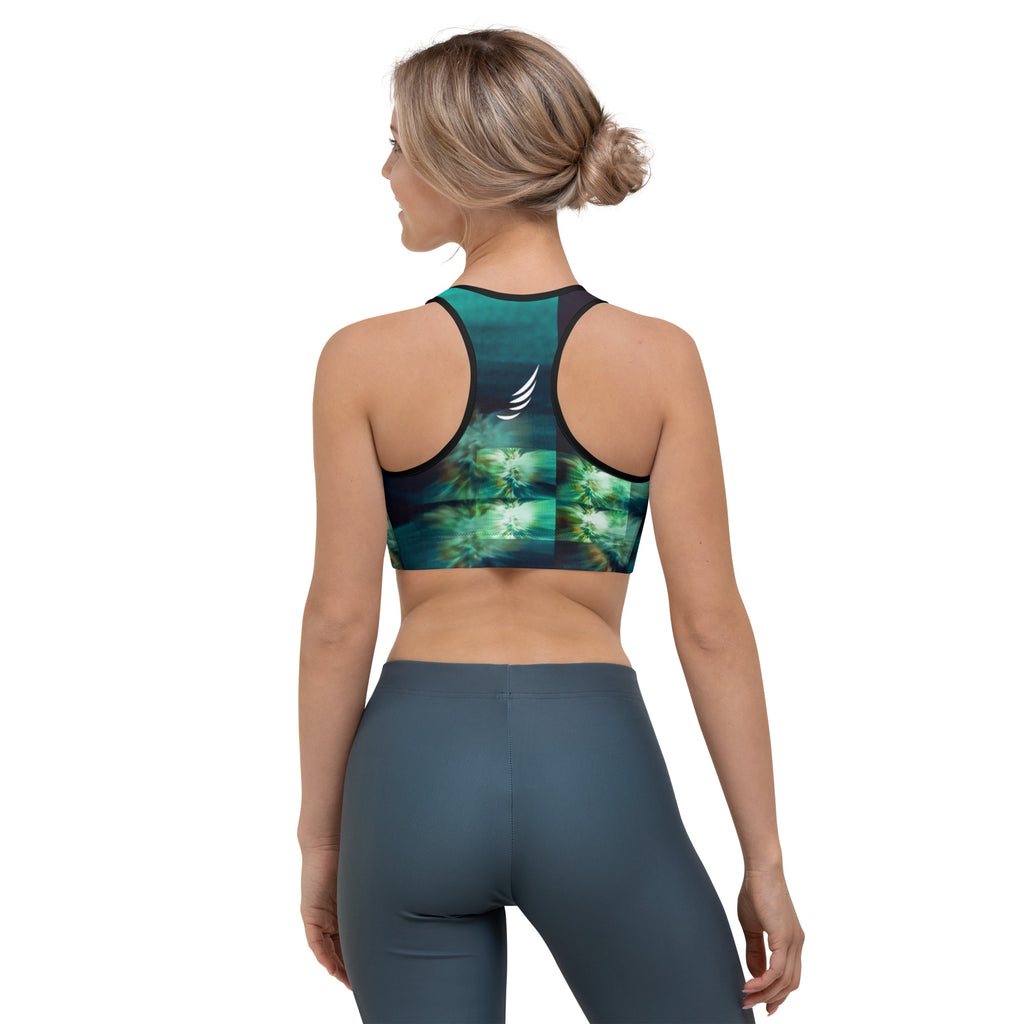 "ANGEL BLUE" Sports bra