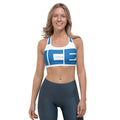 "ICE BLOSSOMS" Sports bra