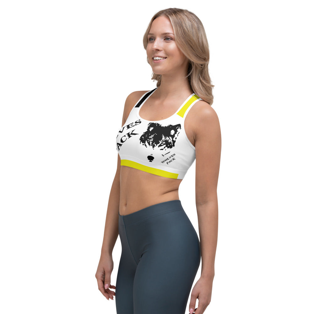 "Wolves Pack" Sports bra