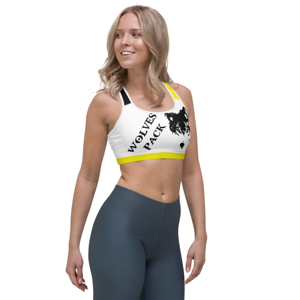 "Wolves Pack" Sports bra