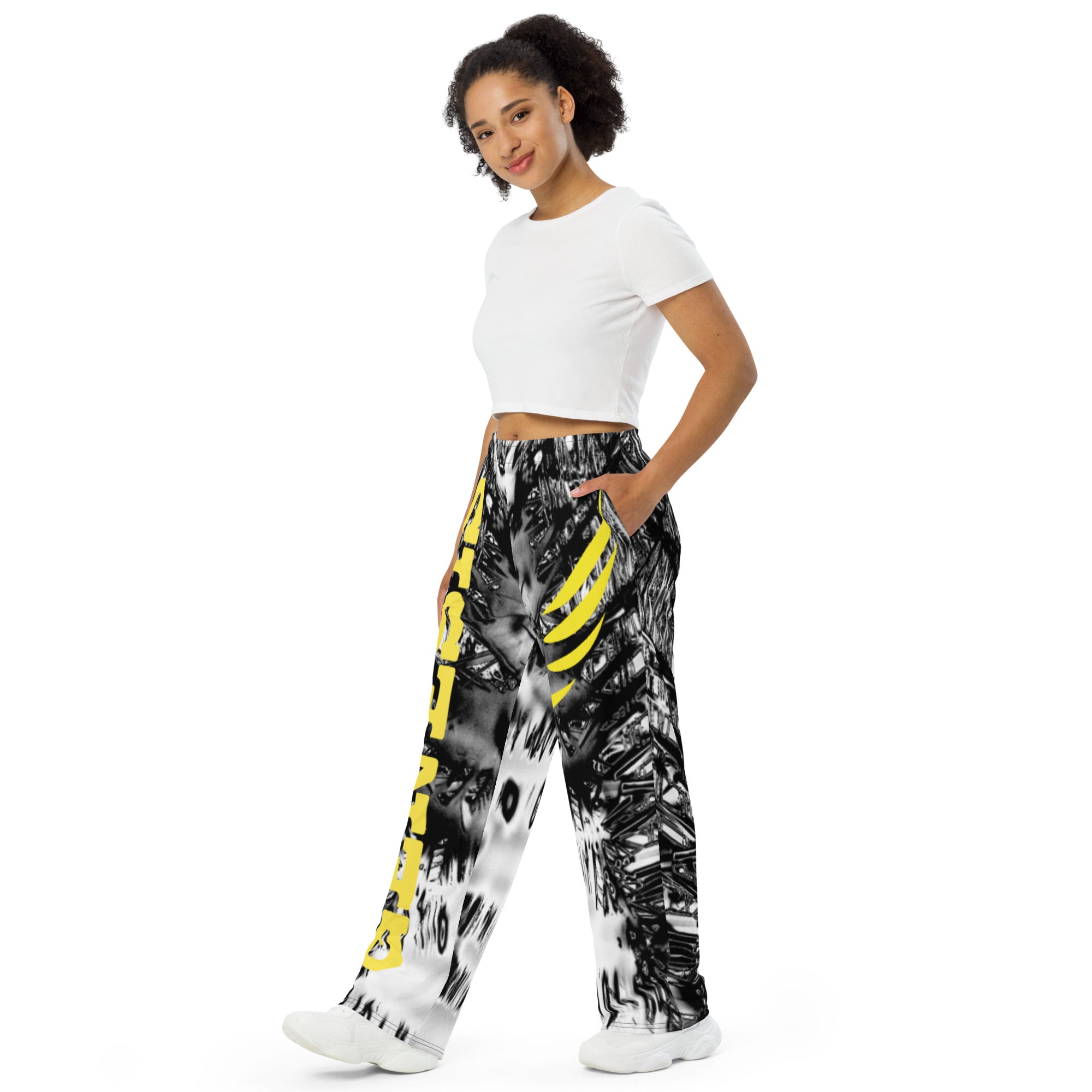 "Genesis" wide-leg pants