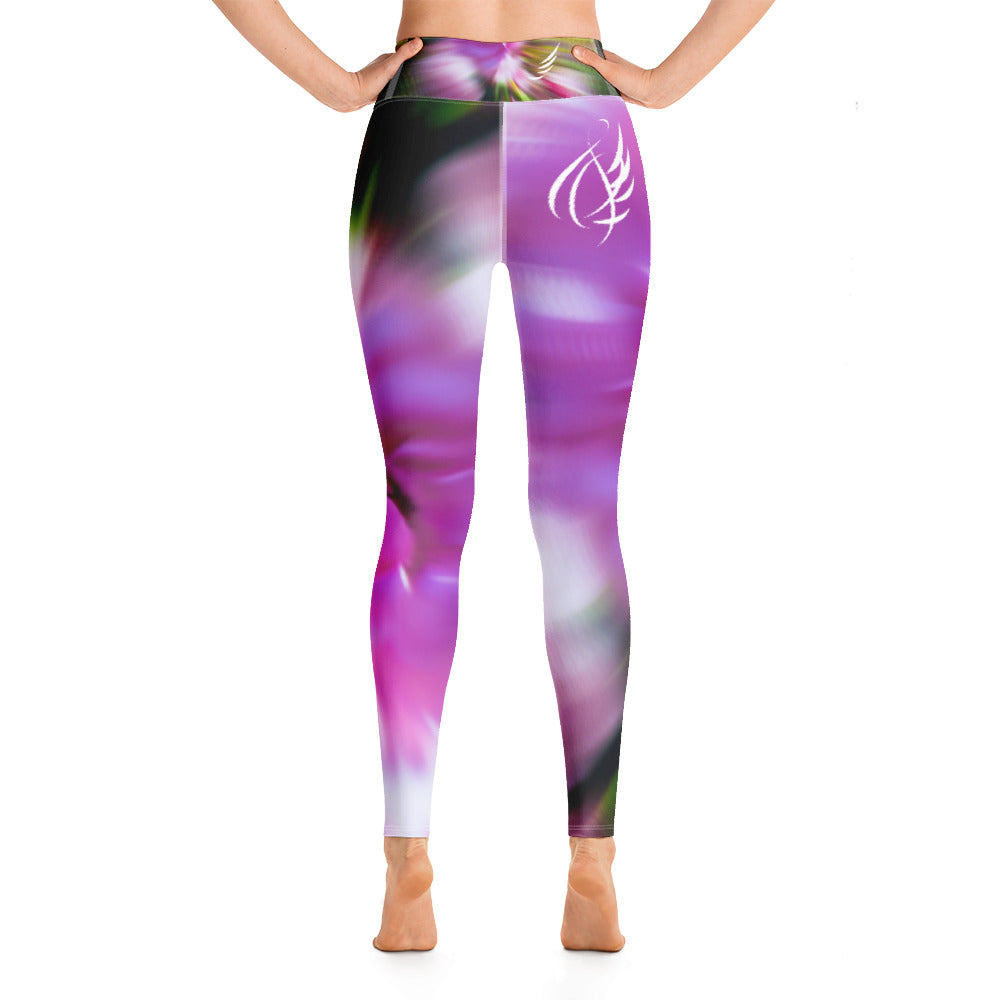 "Birth of a Rose Rainbow" Leggings
