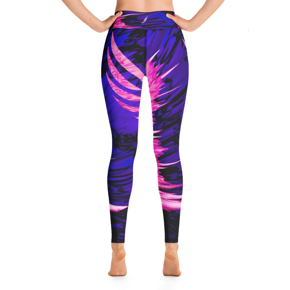 "Birth of a rose - viola" Leggings