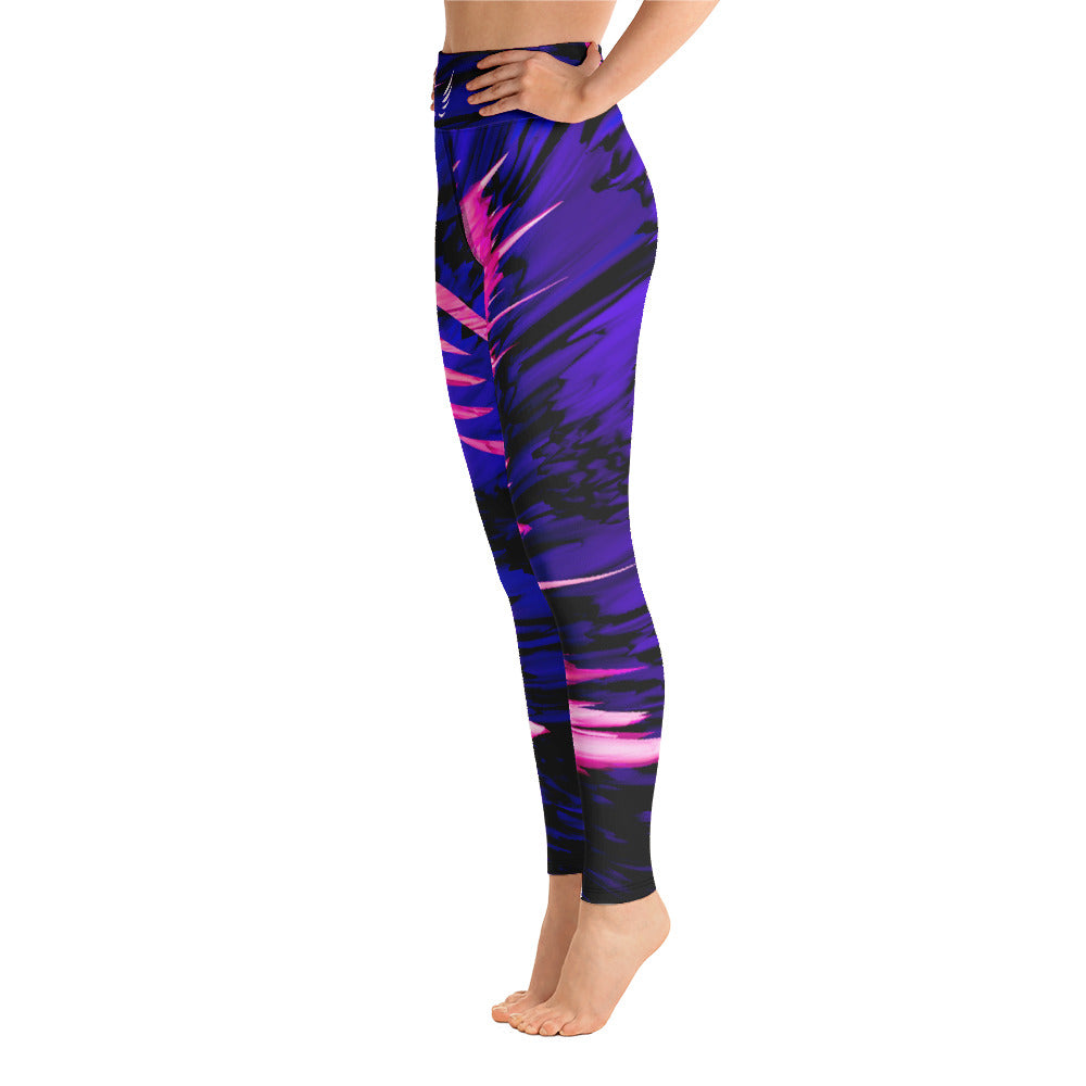 "Birth of a rose - viola" Leggings