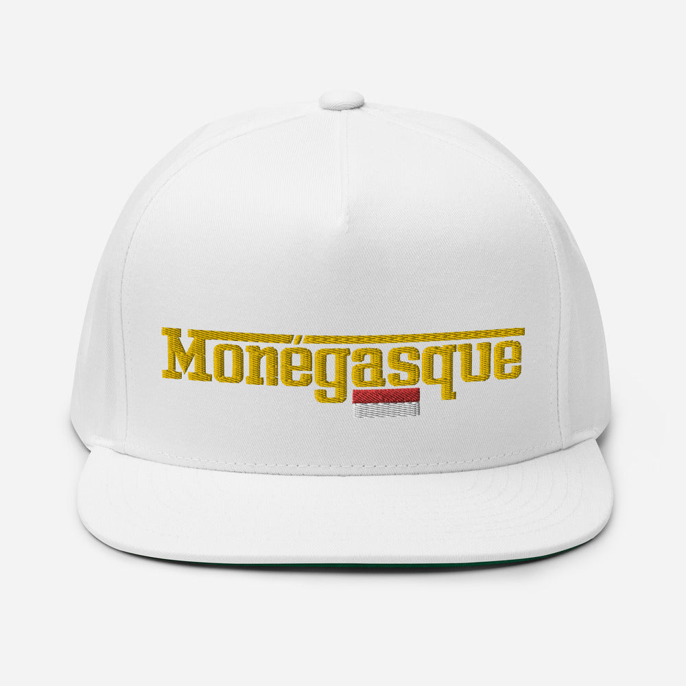 "Monégasque"  Flat Bill Cap