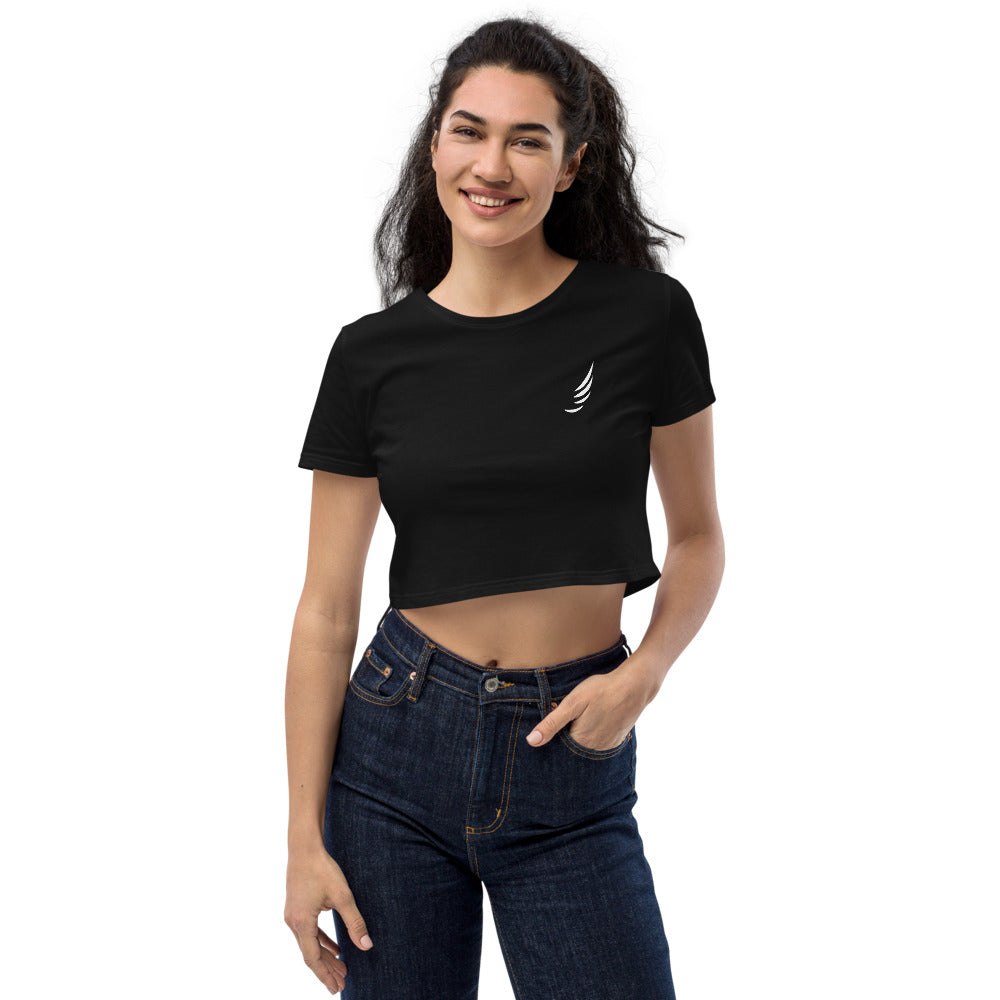 "WINGS" Organic Crop Top