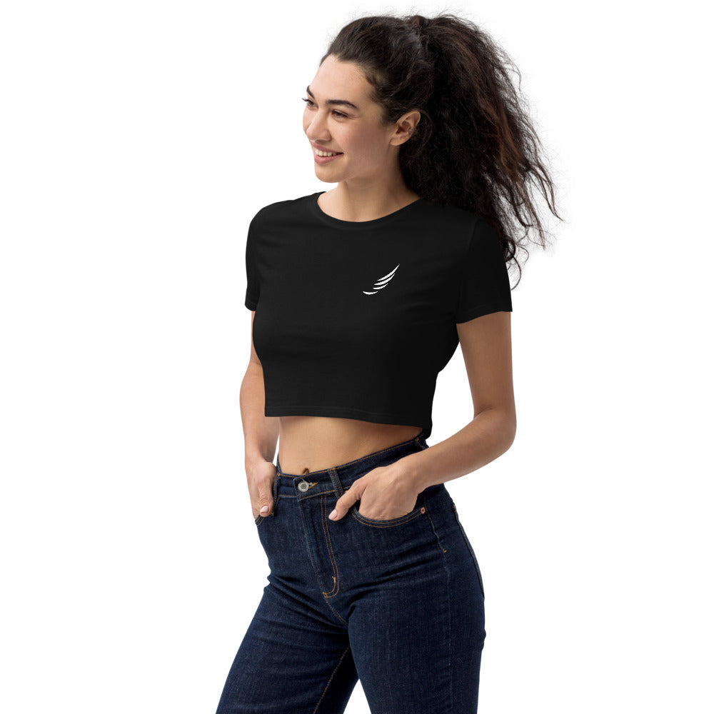 "WINGS" Organic Crop Top