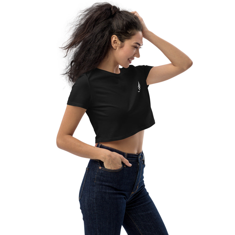 "WINGS" Organic Crop Top