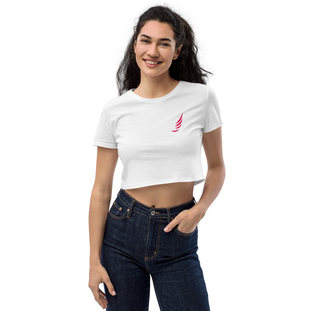 "WINGS" Organic Crop Top