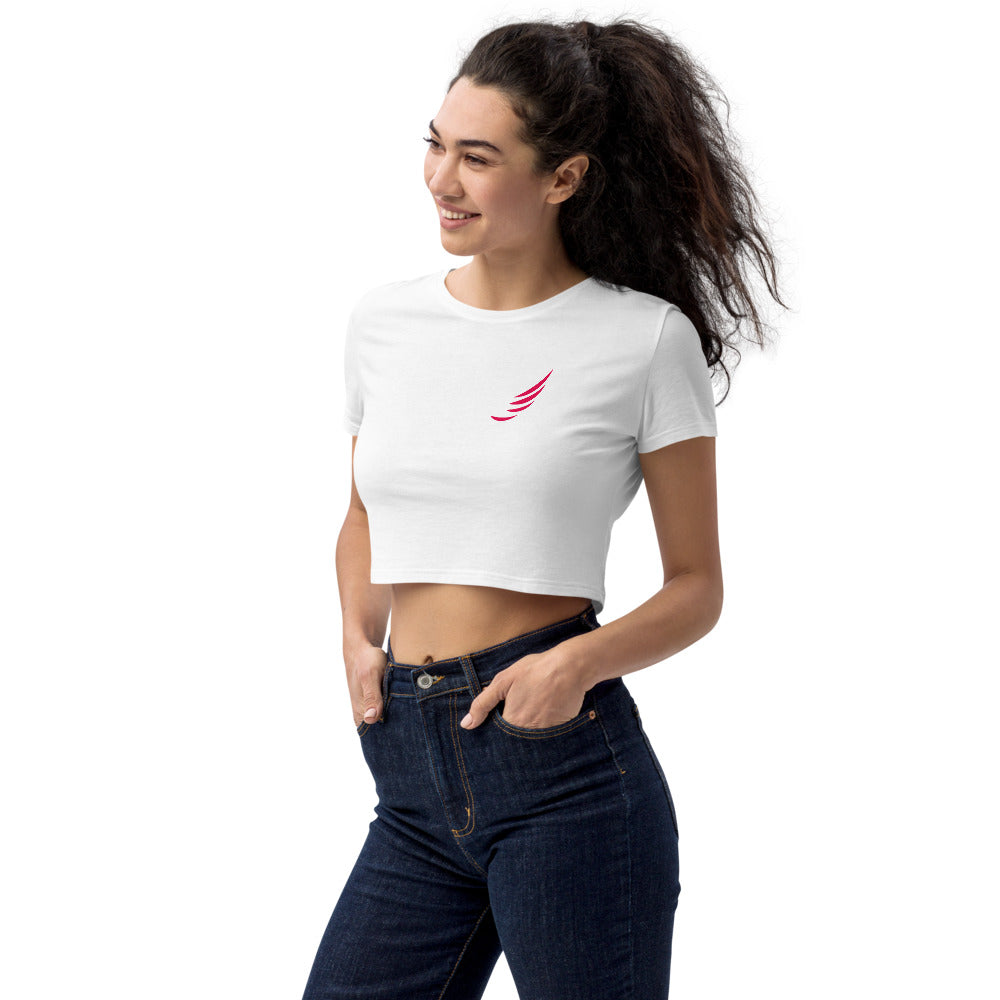"WINGS" Organic Crop Top